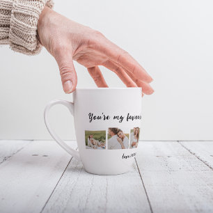 Collage Couple Photo & You Are My Cup Of Tea Quote