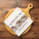 Collage Couple Photo & You Are My Cup Of Tea Quote Tea Towel<br><div class="desc">Collage Couple Photo & You Are My Cup Of Tea Quote</div>