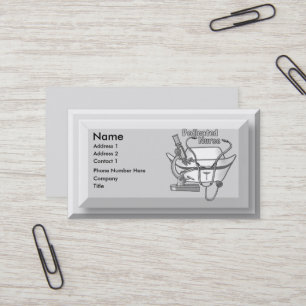  Collage Dedicated Nurse business cards