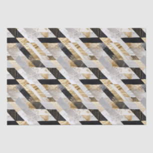 Collage Diagonal Abstract Geometric Pattern Tissue Paper