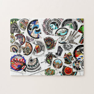 Collage Drawings Jigsaw Puzzle