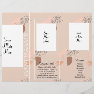 Collage Earth Tone Event Planner Flyer