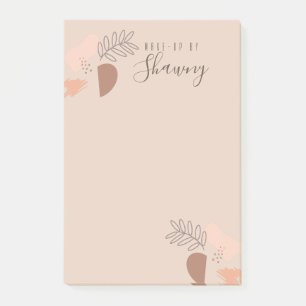 Collage Earth Tone Makeup Artist Salon Beauty Post-it Notes