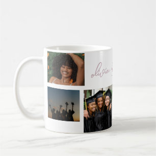 Collage Editable Multi Photo Grad 2023 School Coffee Mug