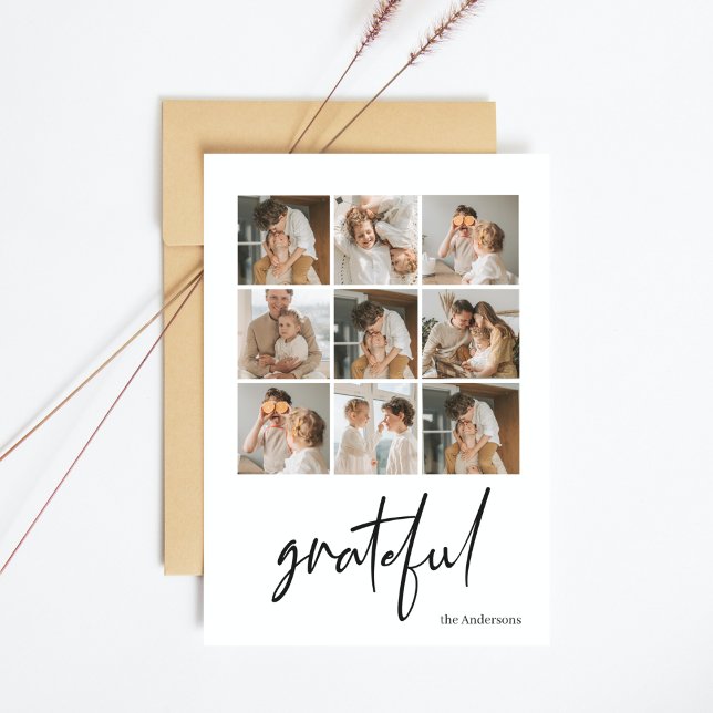 Collage Family Photo | Grateful & Family Name (Creator Uploaded)