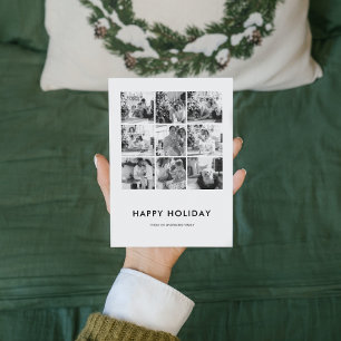Collage Family Photo Modern Happy Holiday