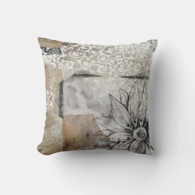 Collage Fleur II Cushion (Front)