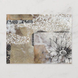 Collage Fleur II Postcard