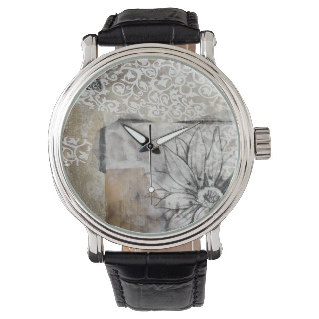 Collage Fleur II Watch (Front)