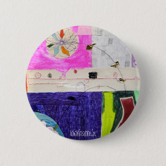 collage_flower_button 6 cm round badge