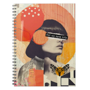 Collage "For My Eyes Only" Notebook Journal