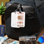 Collage Friend Photos | Happy Birthday Gift Luggage Tag<br><div class="desc">Collage Friend Photos | Happy Birthday Gift.Make your friend's birthday extra special with this custom-made gift featuring a collage of your favourite moments together! This personalised pink-themed birthday gift is available exclusively on Zazzle,  and it's the perfect way to show your friend how much they mean to you.</div>
