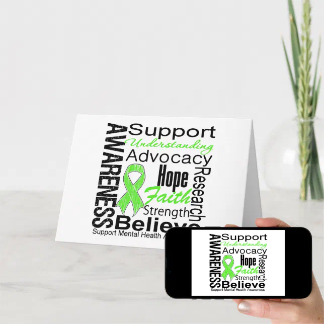 Collage - Mental Health Awareness Card | Zazzle