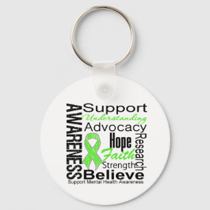 Collage - Mental Health Awareness Key Ring