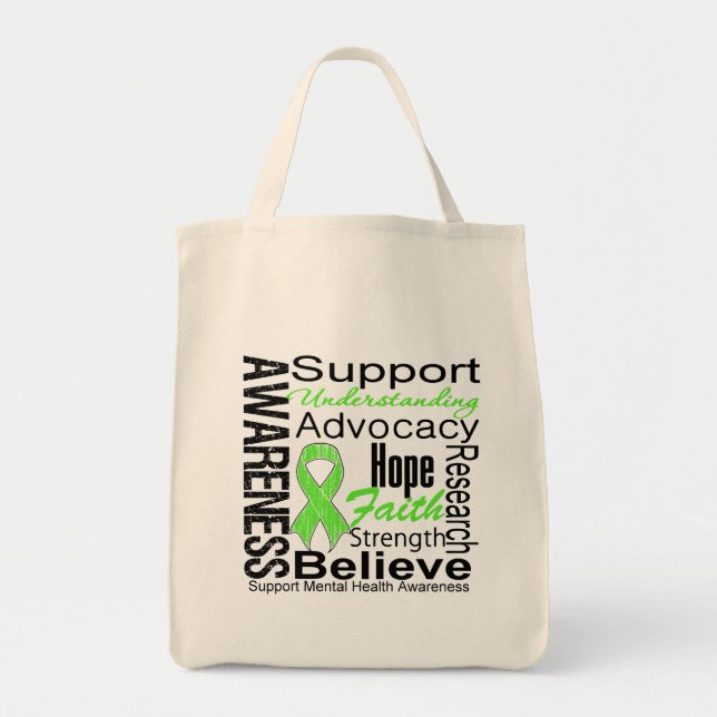 Collage - Mental Health Awareness Tote Bag (Front)