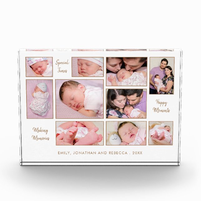 Collage Motivational Quotes Names Year 10 Photo Block (Front)