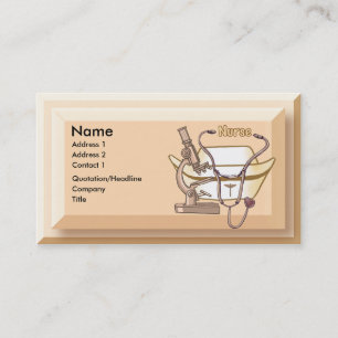 Collage  Nurse business cards