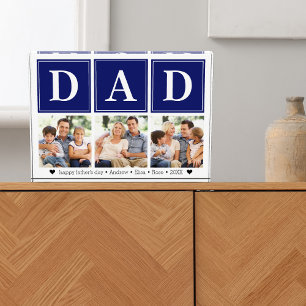 Collage of 3 photos for dad, Father's Day gift