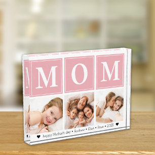 Collage of 3 photos for Mom, Mother's Day gift