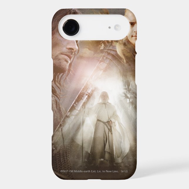 Collage of Characters Barely There iPod Case (Back)