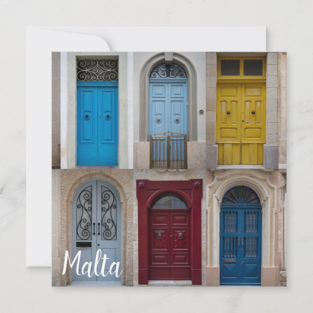 Collage of colorful front doors (Front)