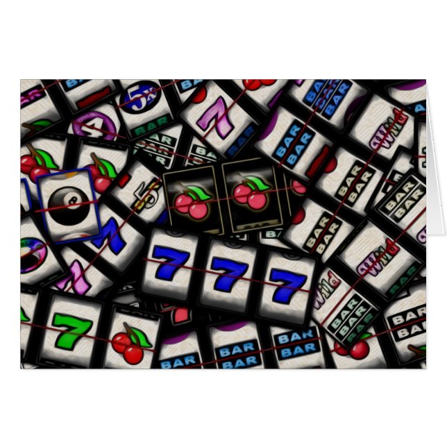 Collage of Slot Machine Reels (Front Horizontal)