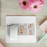 Collage Photo & Best Grandma Ever Best Beauty Gift Mouse Mat<br><div class="desc">"Collage Photo & Best Grandma Ever" is a beautiful and thoughtful gift that any grandma would love to receive. This unique gift combines a personalised photo collage with the heartwarming message "Best Grandma Ever" to create a meaningful and personalised keepsake. The photo collage can be customised with your choice of...</div>
