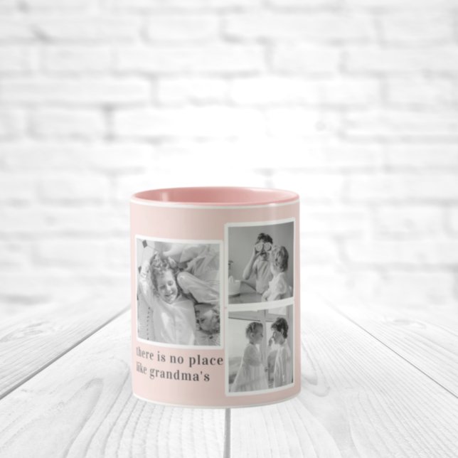 Collage Photo & Best Grandma Ever Best Beauty Gift Mug (Creator Uploaded)