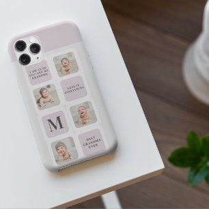 Collage Photo & Best Grandma Ever Best Purple Gift iPhone 11Pro Max Case