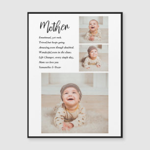 Collage Photo & Best Mother Quote Lovely Gift