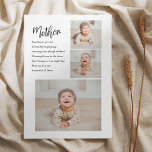 Collage Photo & Best Mother Quote Lovely Gift Holiday Card<br><div class="desc">Collage Photo & Best Mother Quote Lovely Gift. Best Personalised Gift For Mothers day,  Christmas,  Woman's day or Mum Birthday. Surprise Mum With a Gift That’s As Amazing As She Is.</div>