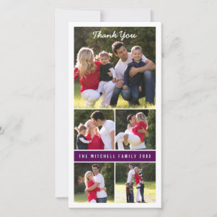 Collage Photo Card   Custom Thank You Card