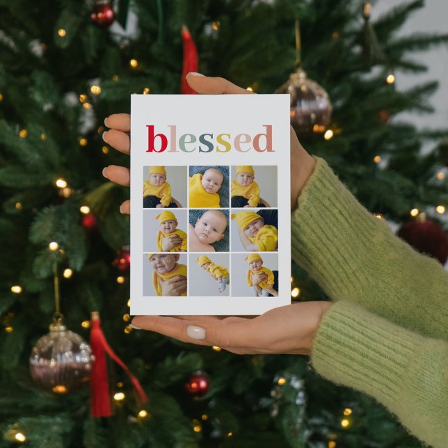 Collage Photo | Colourful Blessed Holiday Gift (Creator Uploaded)
