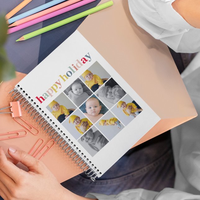 Collage Photo | Colourful Happy Holiday Planner (Creator Uploaded)
