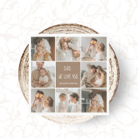 Collage Photo Dad We Love You Happy Fathers Day