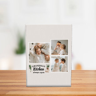 Collage Photo & Grandma Kitchen Is Always Open