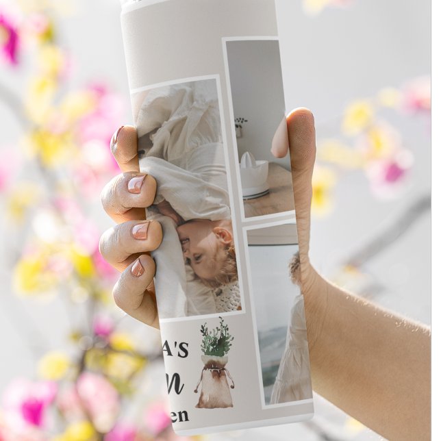 Collage Photo & Grandma Kitchen Is Always Open Thermal Tumbler (Creator Uploaded)