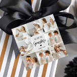 Collage Photo Grey We Love You Grandma Best Gift  Favour Tags<br><div class="desc">"Collage Photo Grey We Love You Grandma Best Gift" is likely a description for a photo frame or display that features a collage of photos in shades of grey with the words "We Love You Grandma" prominently displayed. This would make for a thoughtful and sentimental gift for a grandmother on...</div>