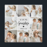 Collage Photo Grey We Love You Grandma Best Gift Magnet<br><div class="desc">Collage Photo Grey We Love You Grandma Best Gift</div>