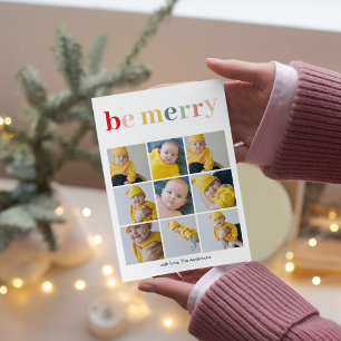 Collage Photo   Happy Holiday Colourful Be Merry