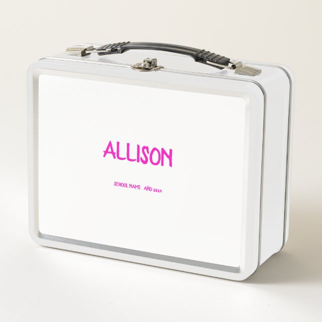 COLLAGE photo Lunchbox PINK , PURPLE To Customise (Front)