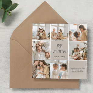 Collage Photo Mum We Love You 