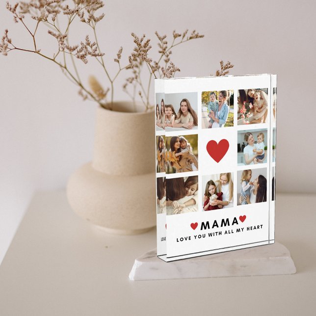 Collage Photo Mum We Love You Best Mother Gift (Creator Uploaded)