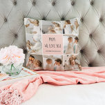 Collage Photo Mum We Love You Best Mother Gift Cushion<br><div class="desc">Collage Photo Mum We Love You Best Mother Gift</div>