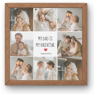 Collage Photo My Dad Is My Valentine Gift