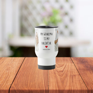 Collage Photo   My Mom Is My Valentine Gift Travel Mug