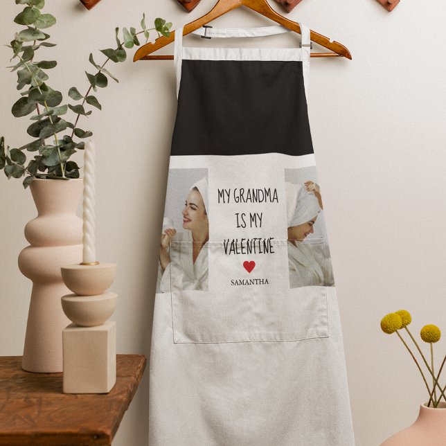 Collage Photo | My Mum Is My Valentine Gift Apron (Creator Uploaded)