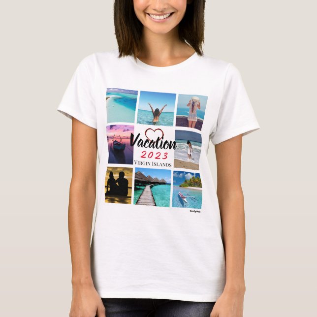Collage Photo Personalised T-Shirt (Front)