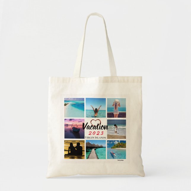 Collage Photo Personalised Tote Bag (Front)