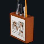 Collage Photo & Quote Best Grandma Gift Desk Organiser<br><div class="desc">A Collage Photo & Quote Best Grandma Gift is a thoughtful and personalised present for a beloved grandmother. This gift typically includes a collage of photos that feature the grandma, her children, grandchildren, and other loved ones. The photos are arranged in a creative and artistic manner, with different sizes and...</div>